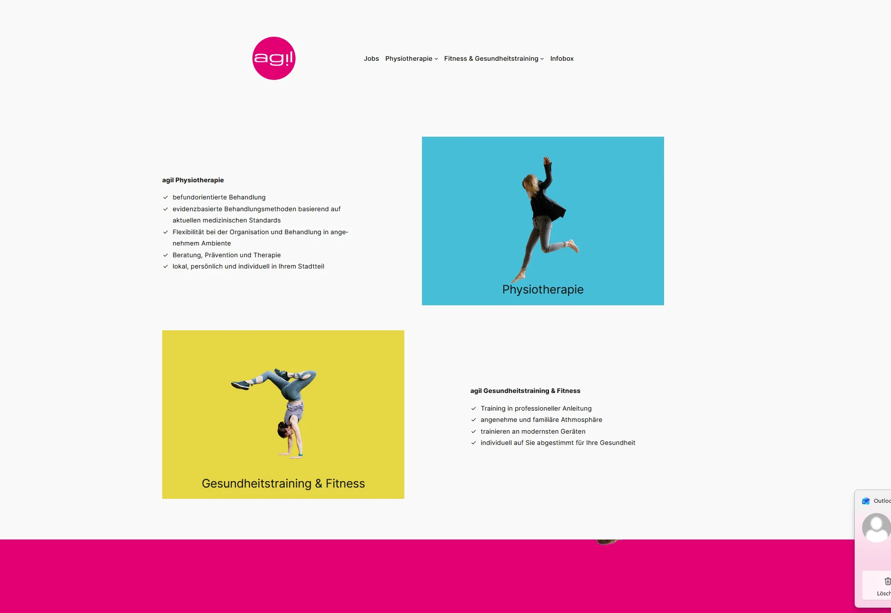 Physio Agil vorher